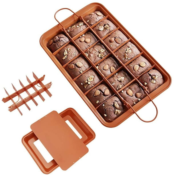 Brownie tin with shop dividers