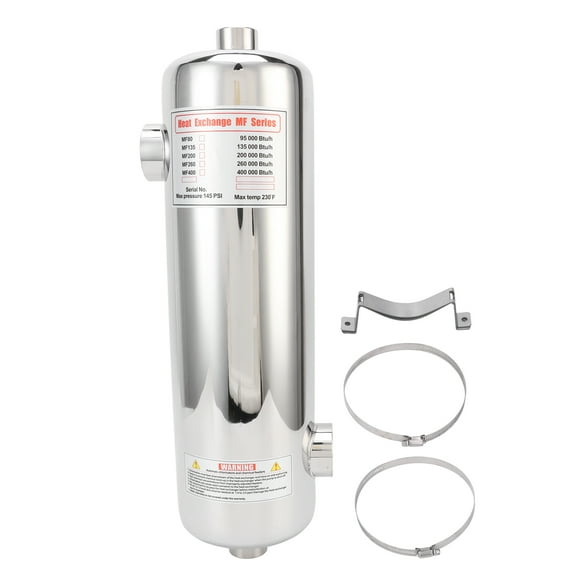 KW Pool Heater Exchanger,60KW Swimming Pool Heat Pool Heat Exchange Equipment Pool Circulating Heat Exchanger Modern Innovation