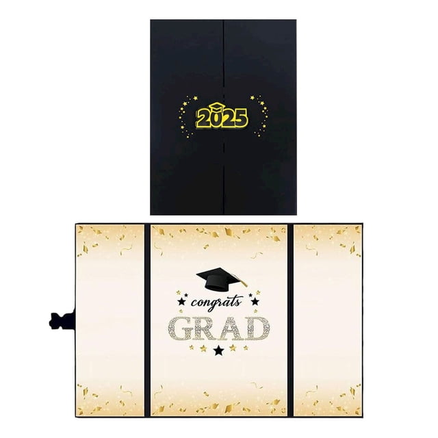 2025 Graduation Signature Book - Graduation Decorations Class of 2025 Congratulations Graduates Alternative Guest Book for Men Women Happy Graduation Congrats Grad(A Signed 2025 Graduation Book)