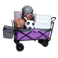 thumbnail image 4 of Carro plegable de 480lbs con dosel, cochecito de cochecito con ruedas de todo terreno de 7", cochecito plegable ligero, gran capacidad para acampar, comprar, deportes, 4 of 5