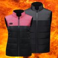 21 Areas Self Heating Vest Four Switch Control Men Heating Jacket USB
