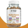 thumbnail image 4 of (2 pack) Health Dose Multivitamin Dose Children 100 Gummies, Vitamins A, B3, B5, B6, B12,   Gluten Free Vegetarian Friendly., 4 of 9