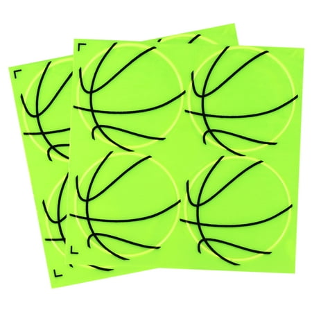 

Uxcell Reflective Stickers 8in2 Sets 2.6 Inch Adhesive Basketball Caution Warning Safety Tape Strips Yellow