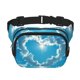thumbnail image 1 of Disketp Heart Shaped Cloud Riñonera de Doble Capa, Bolsa de Cintura Ajustable para Viajes, Correr y Senderismo, Riñonera Ligera para Hombre y Mujer, 1 of 9