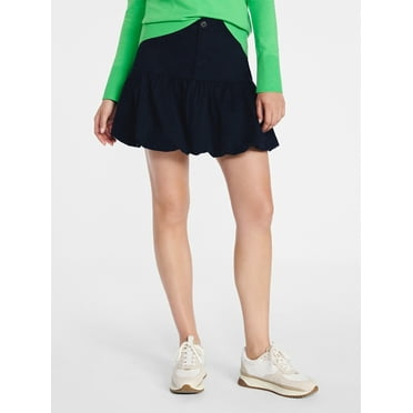 Free Assembly Women's Bubble Hem Mini Skirt, Sizes XS- XXL