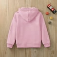 thumbnail image 5 of MEZZALL Sweatshirt Solid Color Jackets Hoodie Tops Long Sleeve Zip Up Girls Kids Boys Coat&jacket Trendy Toddler Dailywear, Pink, 6-7 Years, 5 of 5