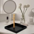 thumbnail image 5 of FIGT-3 Tier Hanging Organizer Storage Hooks Key Dish Porch Jewelry Tray Entryway Key Tray for Entrance Living Room Home Bracelets, Black【0516】, 5 of 7