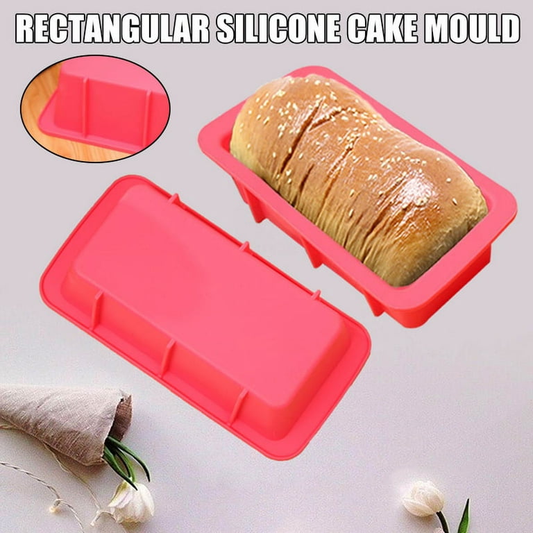 Dropship 1pc Square Silicone Cake Pan Wave Pattern Toast Bread Baking Pan  Easy To Wash High Temperature Resistant Oven Silicone Cake Mold to Sell  Online at a Lower Price