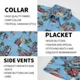 thumbnail image 4 of Damipow Hawaiian Shirts for Men Short Sleeve Aloha Beach Shirt Floral Summer Casual Button Down Shirts(S-2XL), 4 of 6