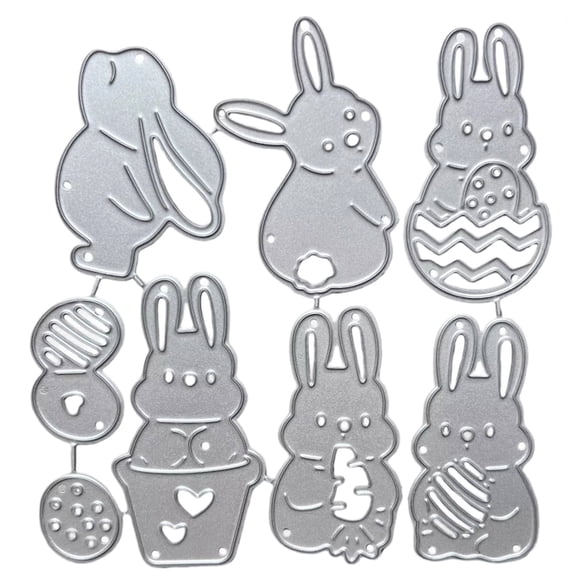 TIELUTT 2026 Clear Stamp and Metal Cutting Die for Easter and Valentine's Day DIY Craft Table Craft Storage Containers Stationery Pens Cute Craft Organizers and Storage Crafts for Kids Ages 4-8 Boys