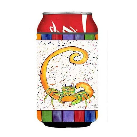 Carolines Treasures  Letter C With Crab Can Or Bottle Hugger