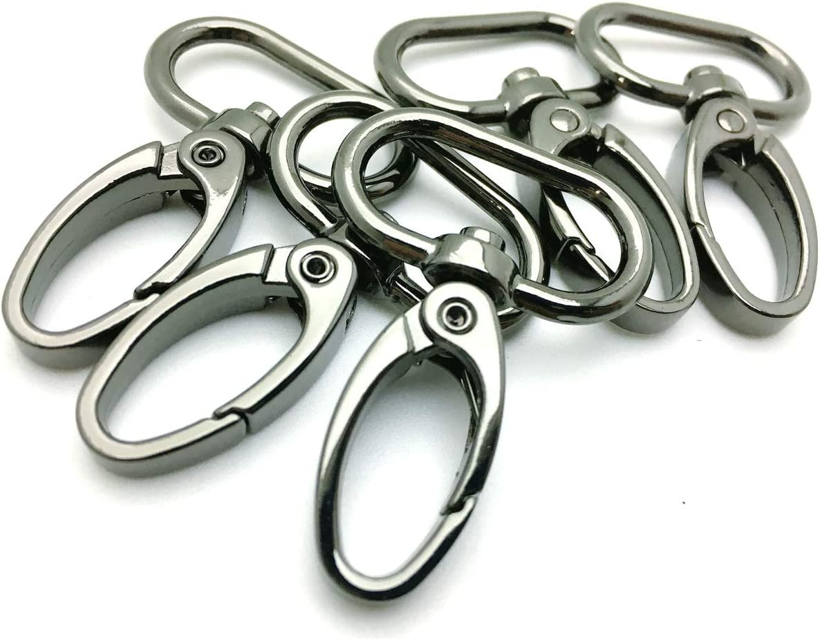 15 Pcs 25mm Inside Diameter Oval Ring Lobster Clasp Claw Swivel for