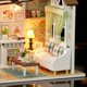 thumbnail image 3 of Casa de muñecas en miniatura de bricolaje,Kit de casa de muñecas 1/24,Casa de muñecas de madera,Casa de muñecas de bricolaje a escala 1:24,Accesorios para casa de muñecas DIY,Regalo de, 3 of 5