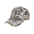 thumbnail image 2 of GIJNRIUIUA Women's Hats & Caps Under $5 Summer Sales Rhinestone Baseball Cap Crystal Bling Camo Curved Brim Adjustable Strap Back Lightweight Outdoor Casual Fashion Sun Hat Light Green One Size, 2 of 5