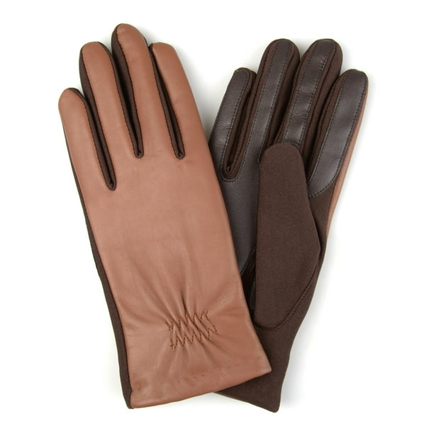 Brinley Co. Womens Lined Fashion Leather Driving Gloves Brinley Co. Womens Lined Fashion Leather Driving Gloves