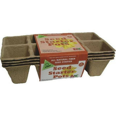 Square Outdoor Pot - Jiffy Peat Pot Strips 2.25in SQUARE PEAT STRIPS