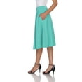 thumbnail image 2 of White Mark Women's Saya Flare Skirt, 2 of 4