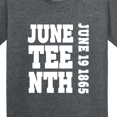 thumbnail image 4 of Inktastic Juneteenth June 19, 1865 Youth T-Shirt, 4 of 5