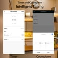 thumbnail image 4 of 3-way ZigBee scene switch wireless wall switch 3-button smart switch panel voice APP remote control timing countdown function, 4 of 8