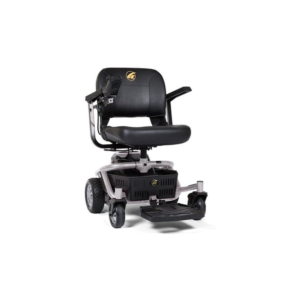 Golden Technologies LiteRider Envy Disassembling Travel Power Wheelchair Standard Seat - Silver