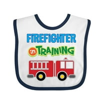 Inktastic Future Firefighter Kids Fireman Boys Baby Bib