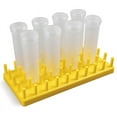 thumbnail image 1 of 8Pcs 50Ml Floral Tubes with Rack Holder for Milkweed Leaf, Stem and Flower Cutting, 1 of 7