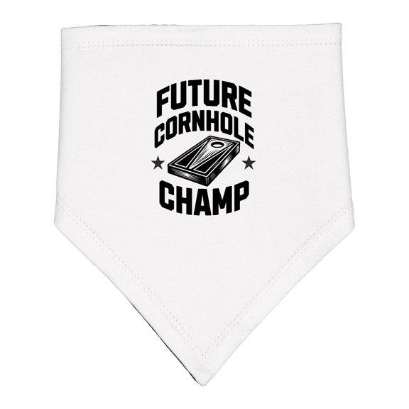 Inktastic Future Cornhole Champ Lawn Game Baby Bandana Bib