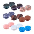 thumbnail image 1 of BodyJ4You 18PC Stone Ear Plugs 24mm Double Flare Saddle Stretching Gauges Expander, 1 of 6