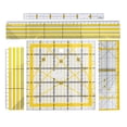 thumbnail image 4 of Quilting Ruler Fabric Cutting Ruler Acrylic Quilters Rulers Architect Template Drafting Ruler for Quilting and Sewing, 4 of 7