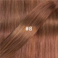 thumbnail image 1 of Straight Clip In Pu Hair Extensions Real Human Hair Brazilian Virgin Hairpiece 6pc/set Seamless Full 10-30" Natural Color, 1 of 5