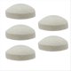 thumbnail image 1 of Drum Hammer Pad White Felt Semi-Circular Hammer Pad Drum Accessories, 1 of 5