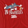 thumbnail image 2 of Tom and Jerry Movie in Pursuit Women's T Shirt,Red, 2X-Large, 2 of 6
