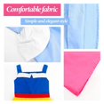 thumbnail image 4 of IKALI Girls Princess Dress Up Clothes Set 3 PCS Summer, Sleeveless Cotton Outfits for Birthday Gift, 4 of 5