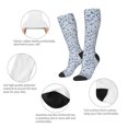 thumbnail image 3 of Honeii Rabbit And Butterfly Print Long Socks,Novelty Design Socks Gift for Men and Women,Crew Socks,Calf Socks, 3 of 6