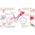 thumbnail image 2 of RoyalBaby Stargirl Vélo d'Extérieur pour Enfants 16 Pouces avec Roues Stabilisatrices, Rose, 2 of 9