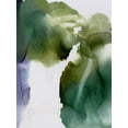 thumbnail image 2 of Urban Road 19x24 Black Ornate Wood Framed with Double Matting Museum Art Print Titled - Green Glacier I, 2 of 4
