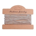thumbnail image 2 of Curb Cable Chain DIY Jewelry Making Tools Metal Crafts hecho a mano rebordear trenzado Recubrimiento Argenta BLESIY eslabón de las cadenas de cable, 2 of 8