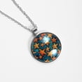 thumbnail image 4 of Starfish Women's Circular Glass Design Pendant Necklace, 4 of 5
