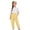 czb# Yellow259, variant on CUZIBR Girls Toddler Summer Pants Elastic Ankle Jogger Pants With Cute Patch Side Pockets Solid Color Loose Lightweight Outdoor Play Beach Trousers For Kids,Blue,3-4 Years