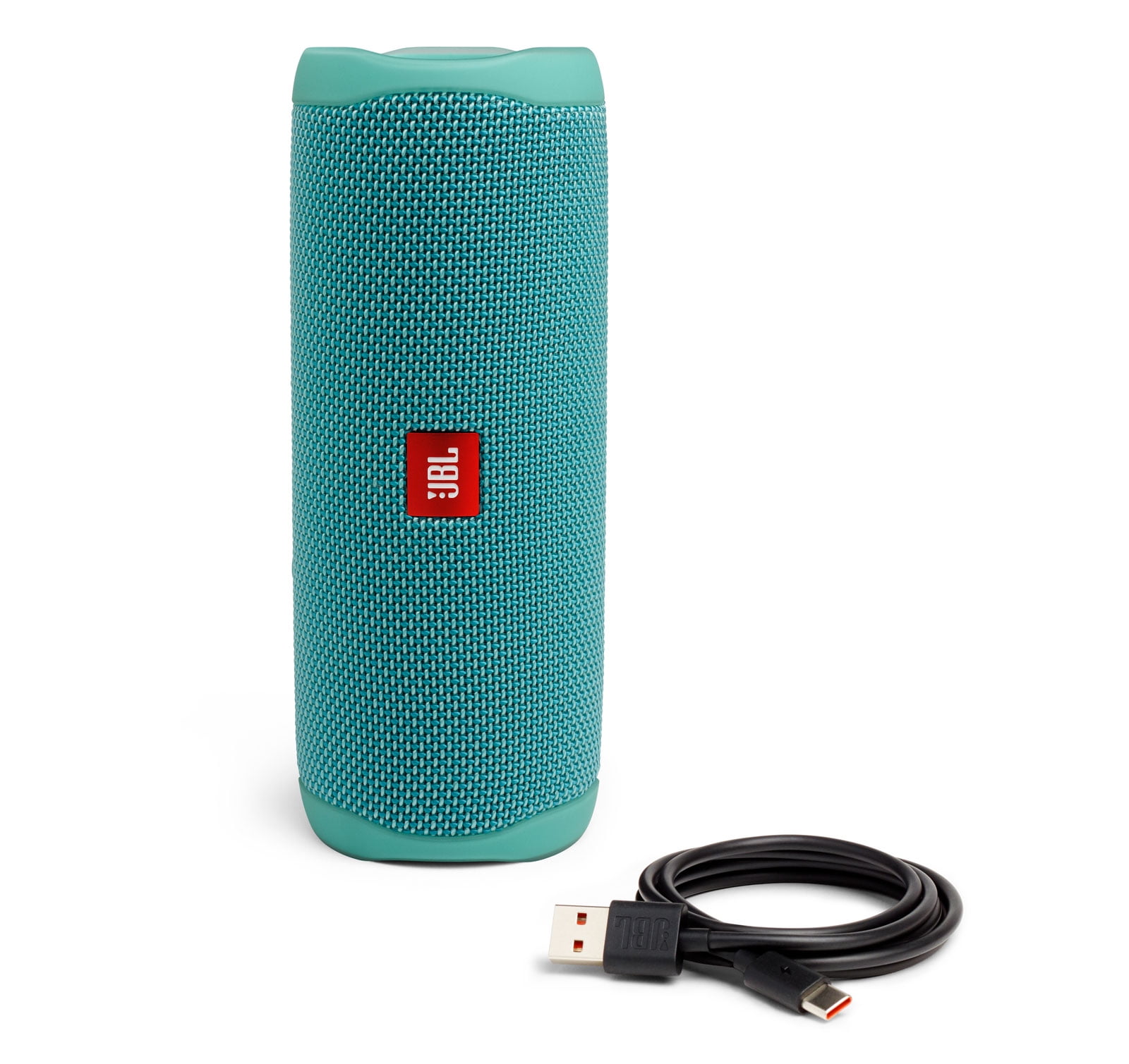 JBL Portable Bluetooth Speaker, Teal, JBLFLIP5TEALAM-FLIP45CASE 