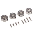 thumbnail image 1 of Replacement 12x6mm Wheel hub Rim 4x Gray :10 Slash RC, 1 of 7