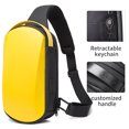 thumbnail image 3 of Mochila Cruzada Bange Espacio para iPad Tablet 8.5" audífonos, billetera y libros. Material resistente al agua y carga USB. Modelo BR-7256 Bange  BG-7256, 3 of 12