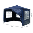 thumbnail image 2 of Toldo Carpa EKE Life Home Impermeable 3x3 con paredes Ventanas, 2 of 5