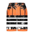 thumbnail image 4 of Xdegoge Bathing Suits for Men Tropical Printed Swim Trunks Quick Dry Lightweight Boardshorts with Mesh Lining Side Pockets Drawstring Waist Summer Beach Surfing Shorts, 4 of 5
