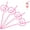 Pink Heart-12PCS, variant on 12PCS Valentine's Day Romantic Straw Set, Heart-shaped Straws for Festive Drinks and Decorations