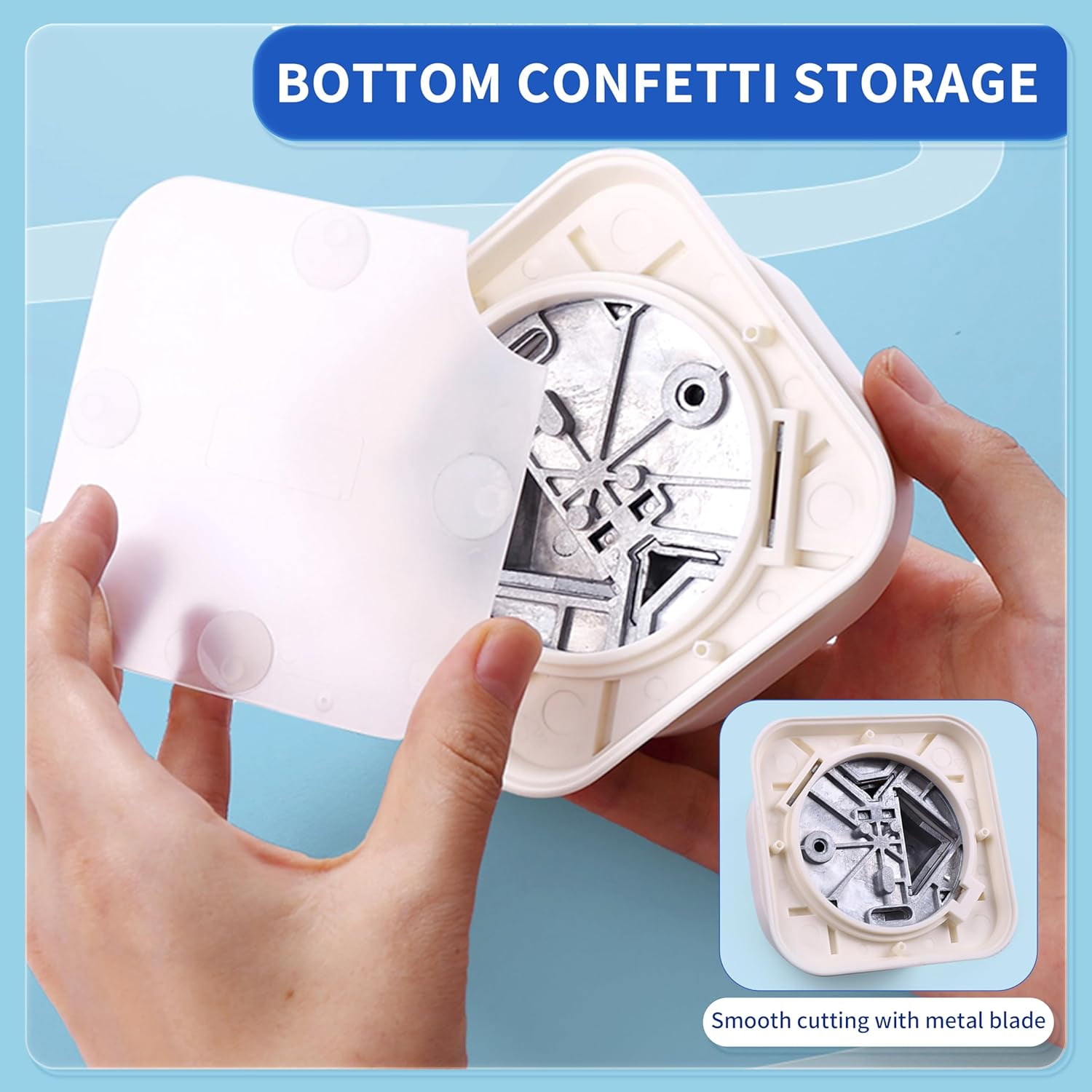 ABPETE 4 in 1 Tag Punch for Paper Crafts, ABPETE 2024 New Gift Tag Marker Punch, Paper Punches for Crafting, 4 Shapes Card Making Scrapbooking Arts Corner Cutter DIY Projects
