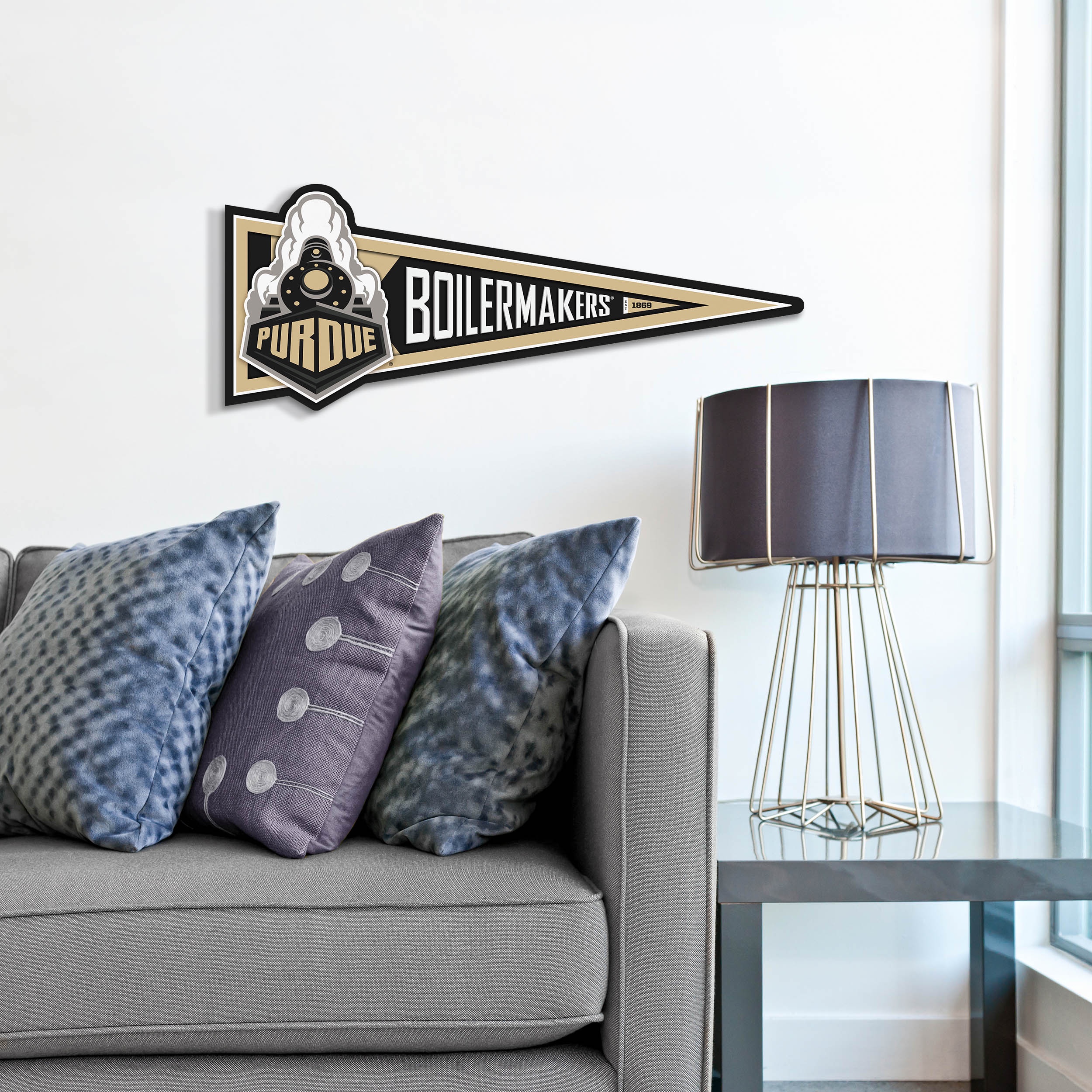 YouTheFan NCAA Purdue Boilermakers Pennant Sign
