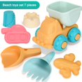 thumbnail image 4 of Juguetes de playa con cubo Animal Outdoor Yard Gifts for Boys Grils 7 piezas, 4 of 4