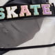 thumbnail image 2 of Bolsa de cosméticos Chenille Letter Mujer Bolsas transparentes PVC Snacks Make Up (skate) negro DQrwqpou Para Estrenar, 2 of 3