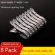 thumbnail image 2 of Metal resistente grande, 8 paquetes de acero inoxidable, Clips grandes para toallas para sillas de playa, Abrazadera para edredón, Clips de luz para exteriores, 2 of 5